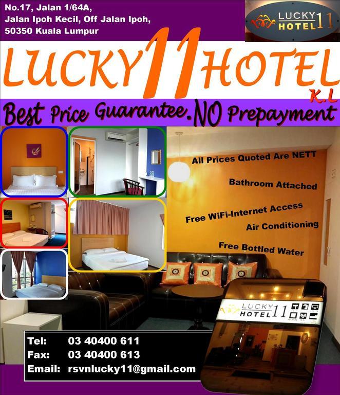 Lucky 11 Hotel Kuala Lumpur Eksteriør bilde