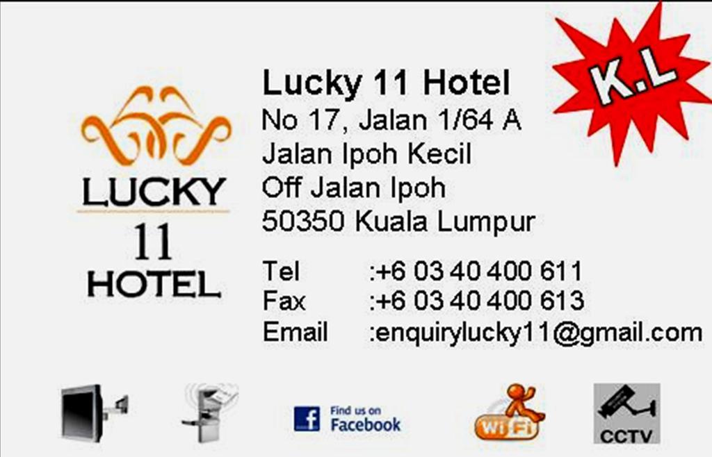 Lucky 11 Hotel Kuala Lumpur Eksteriør bilde